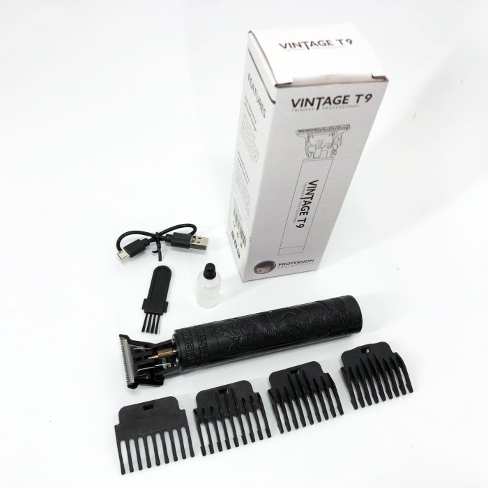 Акумуляторна машинка для стрижки Vintage T9-2, Машинка для стрижки хороша Електромашинка ZM-72