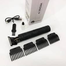 Машинка для стрижки волосся Vintage T9-2 BLACK GF-648 4 насадки