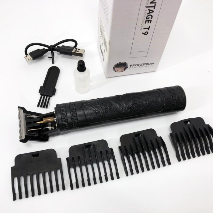 Машинка для стрижки з потужним акумулятором Vintage T9-2, Машинка для стрижки від акб TW-53