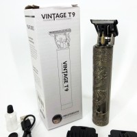 Машинка-тример для стрижки бездротова Vintage, Професійний тример з насадками, Тример для скронь GA-24