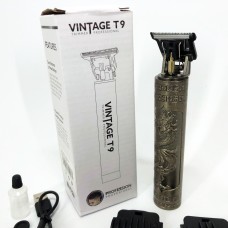 Машинка-тример для стрижки бездротова Vintage, Професійний тример з насадками, Тример для скронь GA-24