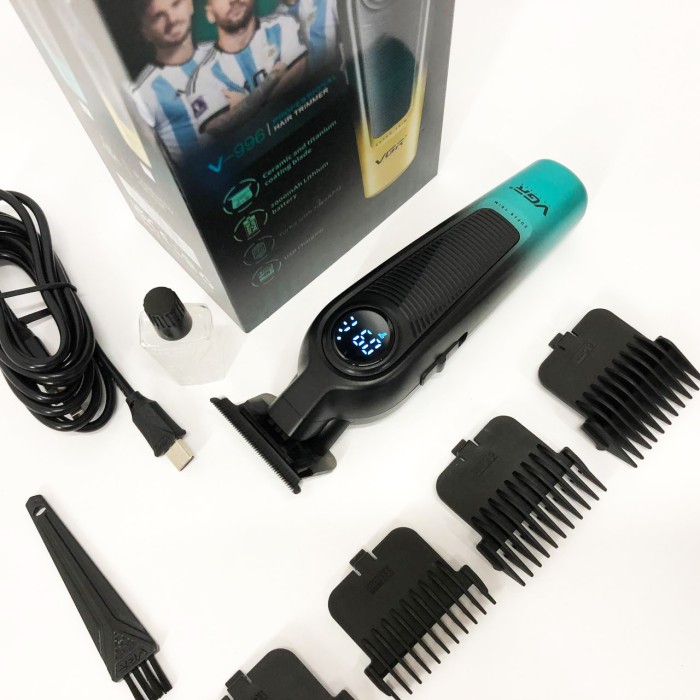 Стильна машинка для стрижки VGR V-996, Електрична машинка тример для волосся і бороди RG-34