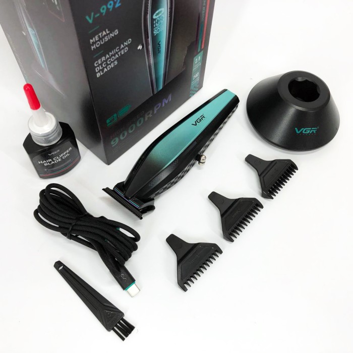 Електробритва для стрижки голови VGR, Гострі професійні машинки для стрижки волосся KG-25