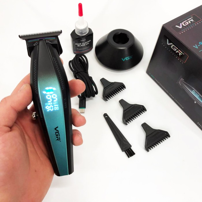 Електробритва для стрижки голови VGR, Гострі професійні машинки для стрижки волосся KG-25