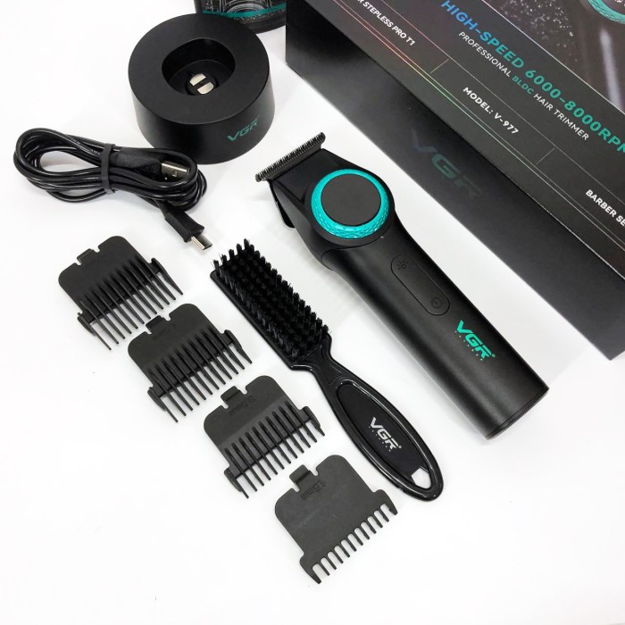 Машинка для стрижки волосся бездротова VGR V-977, Машинки для стрижки професійні машини ZK-67