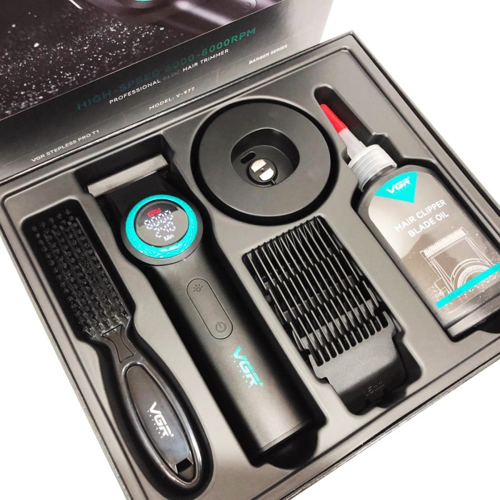 Машинка для стрижки волосся бездротова VGR V-977, Машинки для стрижки професійні машини ZK-67