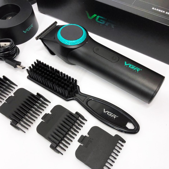 Тример VGR V-977 BLACK, регулювання потужності 6000 - 8000 RPM