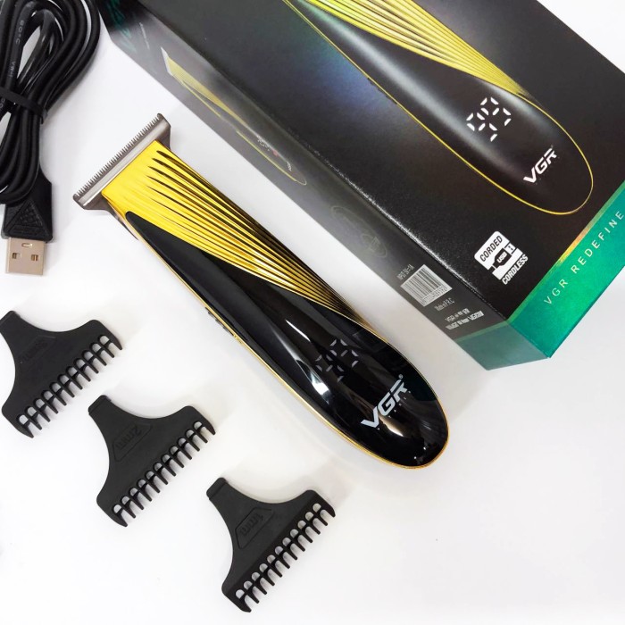 Машинка для стрижки чоловіча VGR, Машинка для підстригання Бездротова стрижки волосся VI-99