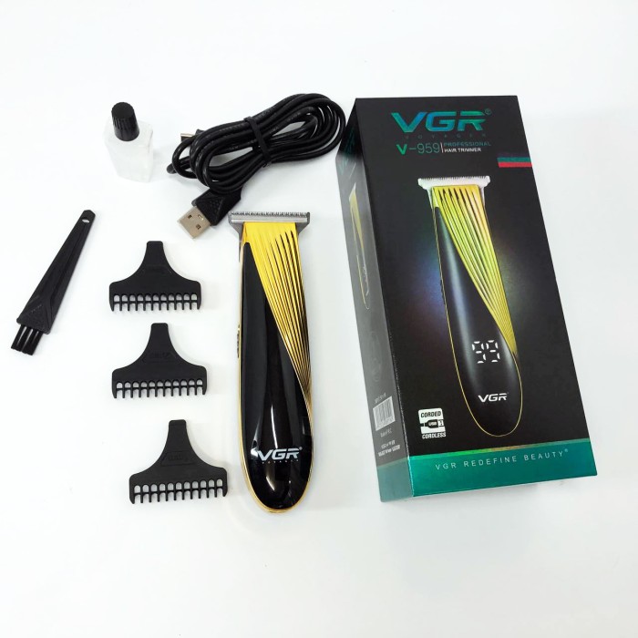 Машинка для стрижки чоловіча VGR, Машинка для підстригання Бездротова стрижки волосся VI-99