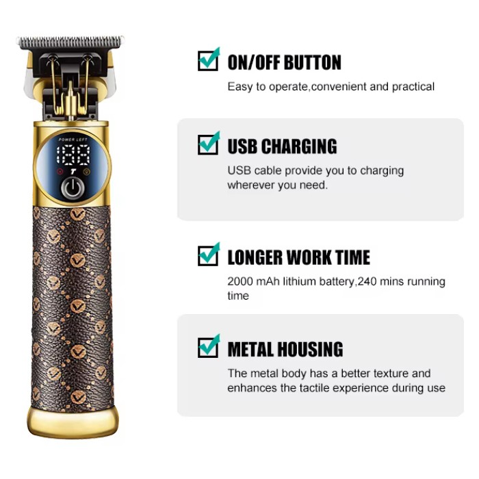 Універсальна машинка для стрижки голови та бороди VGR V-942, Надійна машинка для стрижки XR-22