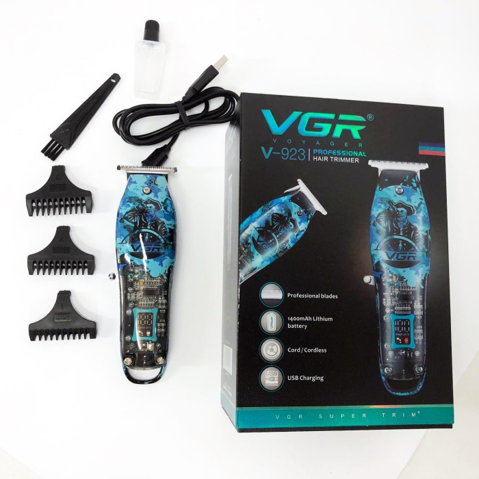 Машинка для різних стрижок акумуляторна VGR Машинка для стрижки волосся професіоналів TM-10