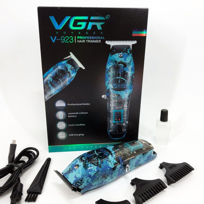 Підстригальна машинка VGR V-923, Тример бездротовий, Машинка для стрижки YX-893 волосся професійна