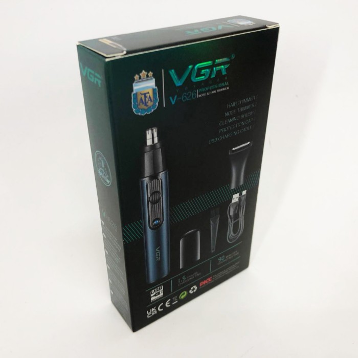 Суха бритва VGR 2 в 1 V-626, Професійна елетробритва, Машинки для стрижки KR-699 бороди професійні