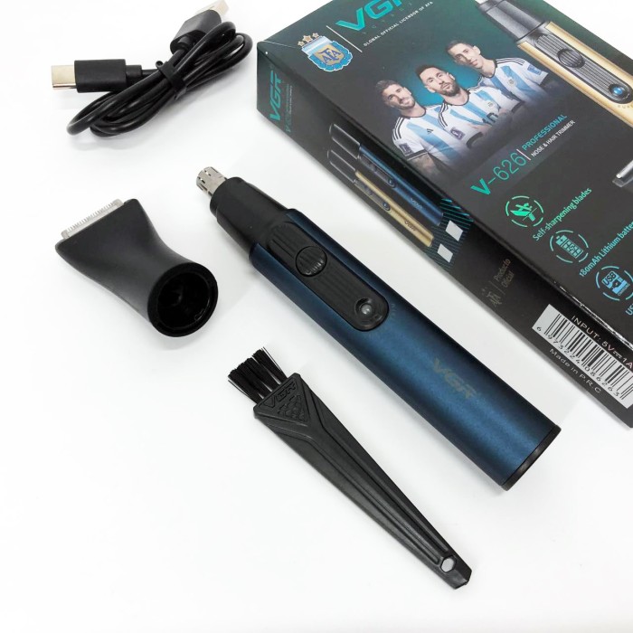 Тример для стрижки брів і носа VGR 2 в 1 V-626, Електричний тример для волосся в носі CS-29