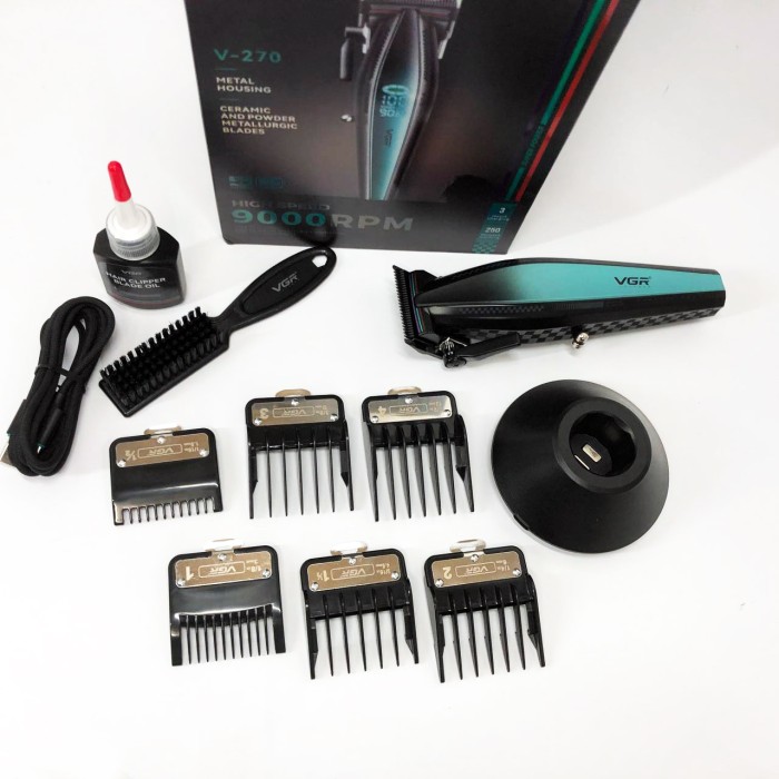 Акумуляторна машинка для стрижки волосся з насадками, Машинка для стрижки волосся з професійними ножами QD-44