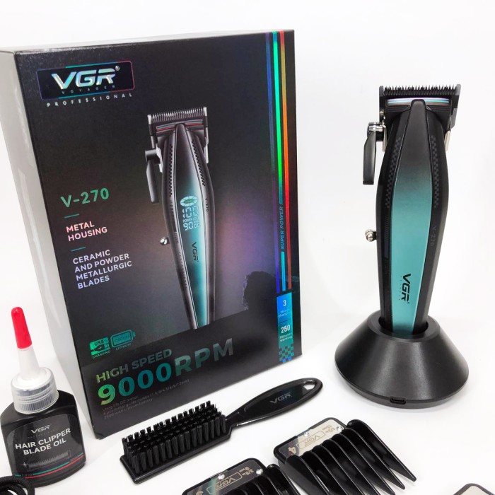 Акумуляторна машинка для стрижки волосся з насадками, Машинка для стрижки волосся з професійними ножами QD-44