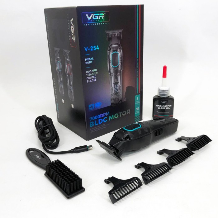 Професійна машинка для стрижки волосся голови VGR V-254, Акумуляторний універсальний тример для стрижки HF-88