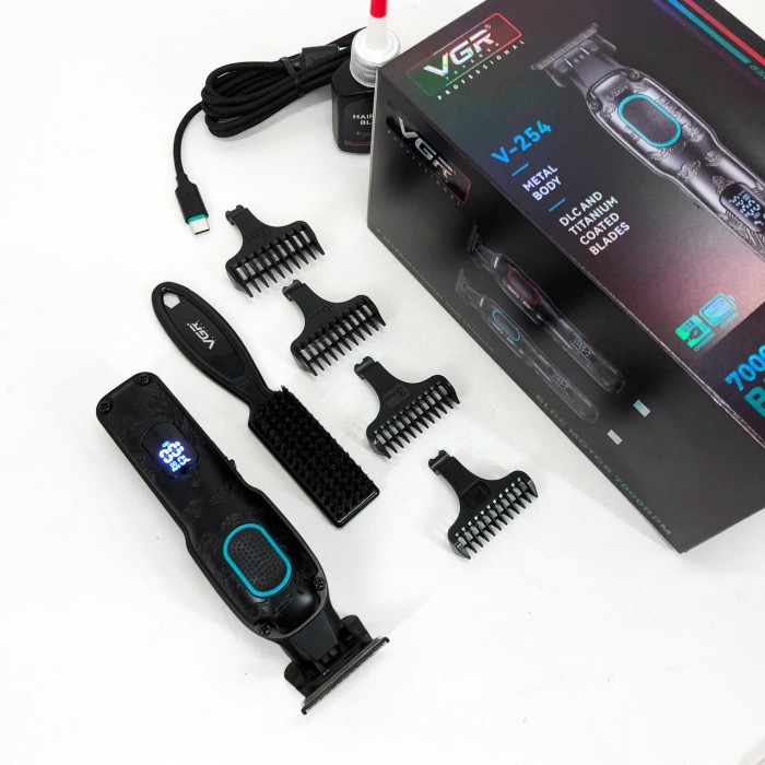 Професійна машинка для стрижки волосся голови VGR V-254, Акумуляторний універсальний тример для стрижки HF-88