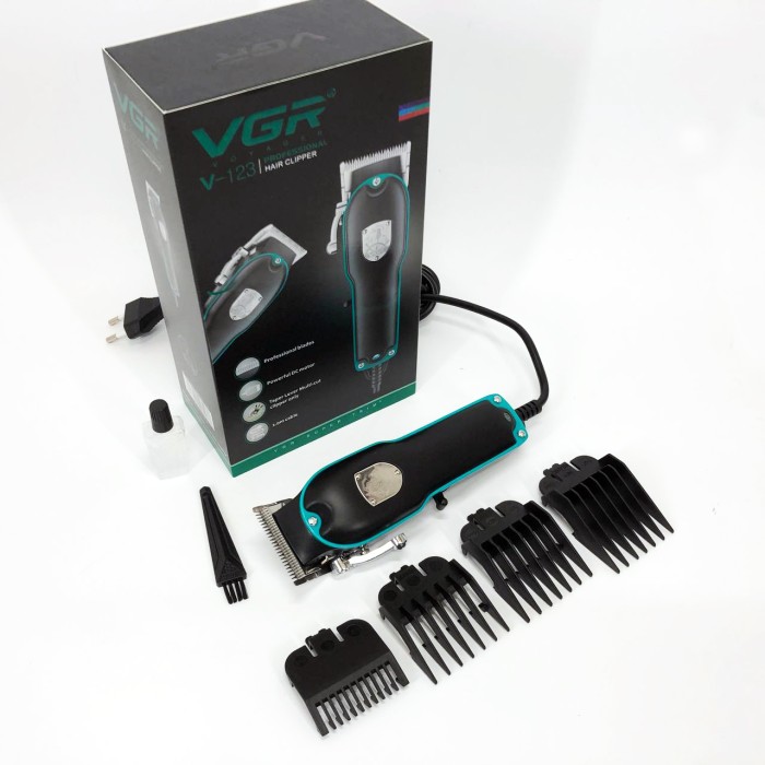 Машинка для стрижки волосся з регульованою довжиною VGR V-123, Тример для волосся портативний TN-67