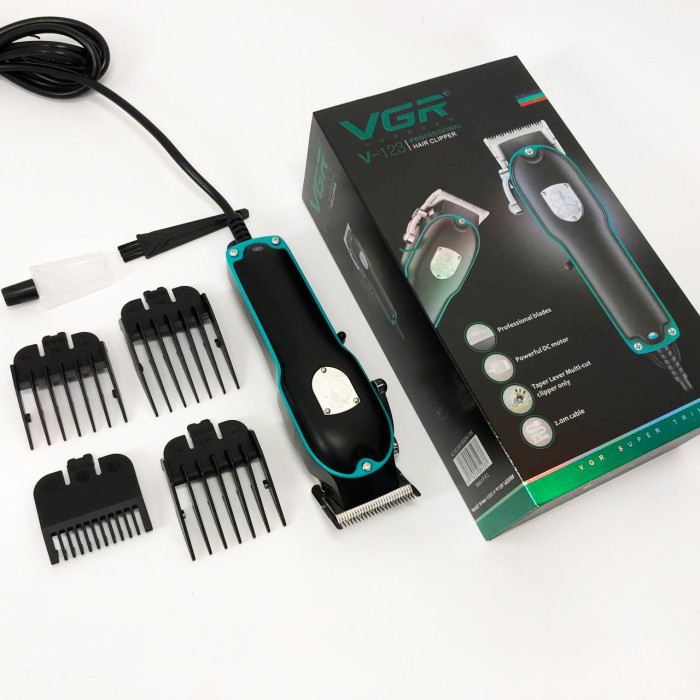 Машинка для стрижки волосся з регульованою довжиною VGR V-123, Тример для волосся портативний TN-67