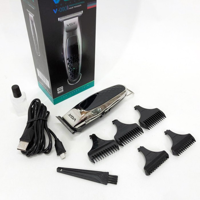 Акумуляторна машинка-тример для стрижки волосся, Машинка для стрижки волосся з регульованою насадкою MR-10