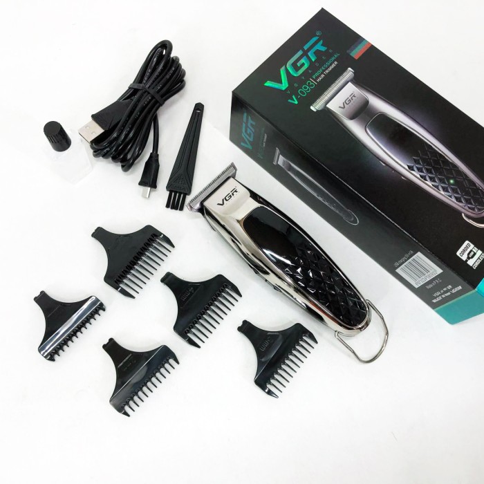 Акумуляторна машинка-тример для стрижки волосся, Машинка для стрижки волосся з регульованою насадкою MR-10