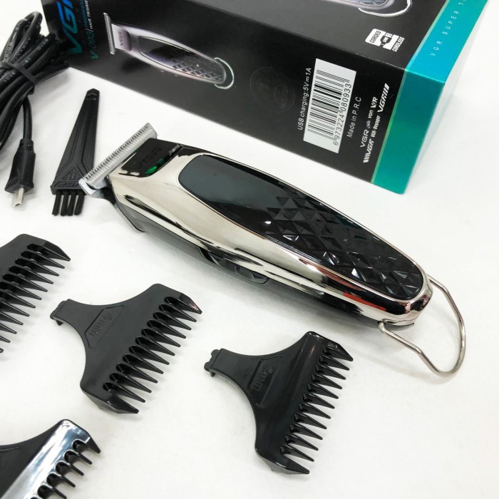 Акумуляторна машинка-тример для стрижки волосся, Машинка для стрижки волосся з регульованою насадкою MR-10