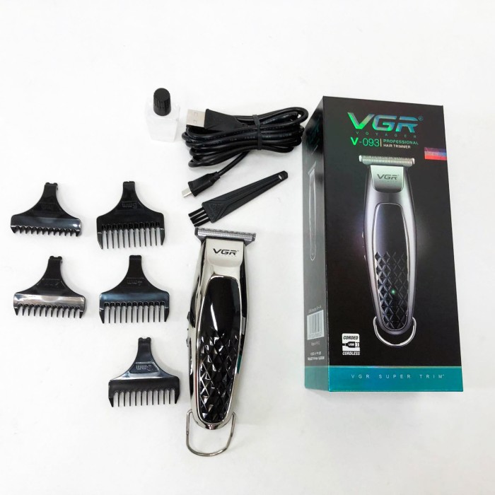 Акумуляторна машинка-тример для стрижки волосся, Машинка для стрижки волосся з регульованою насадкою MR-10