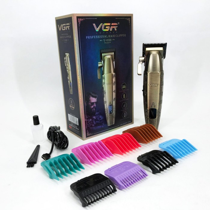 Чоловічий тример для окантовки VGR V-036, Професійна машинка для стрижки волосся в салон JP-83