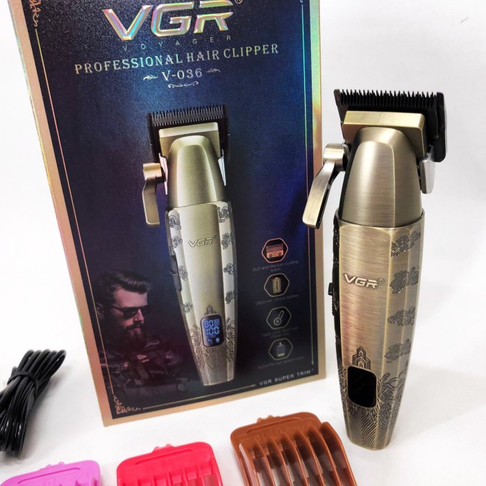 Машинка для стрижки волосся домашня VGR, Машинка для підстригання, Хороший бездротовий тример MV-64
