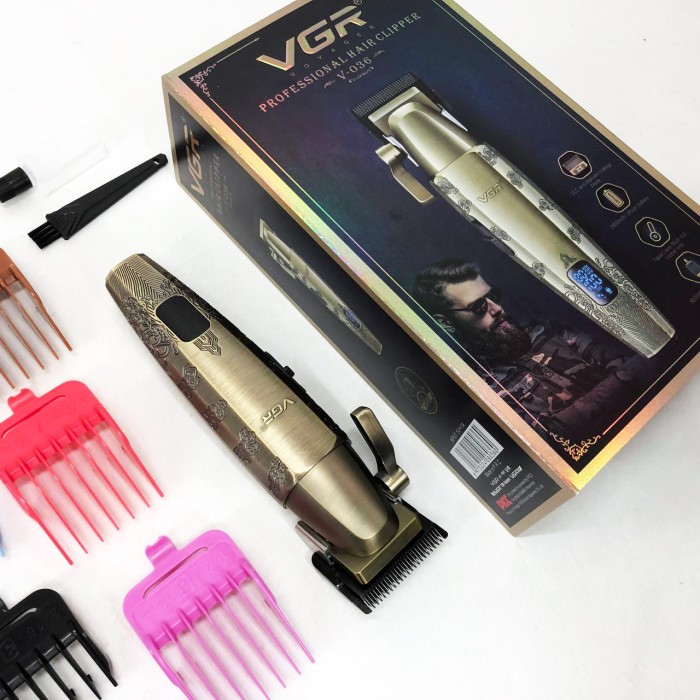 Машинка для стрижки волосся домашня VGR, Машинка для підстригання, Хороший бездротовий тример MV-64