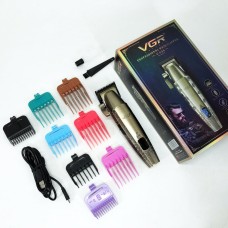 Професійна машинка для гоління голови VGR V-036, Тример для стрижки CM-995 бороди акумуляторний