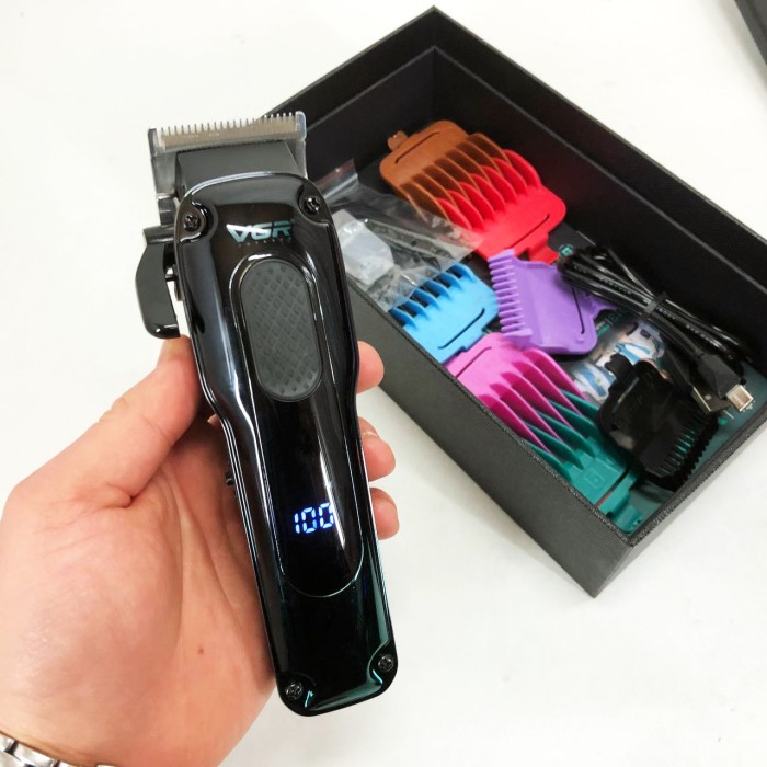 Професійна бритва-машинка для стрижки волосся VGR V-013, Тример для самостійної стрижки волосся FM-85