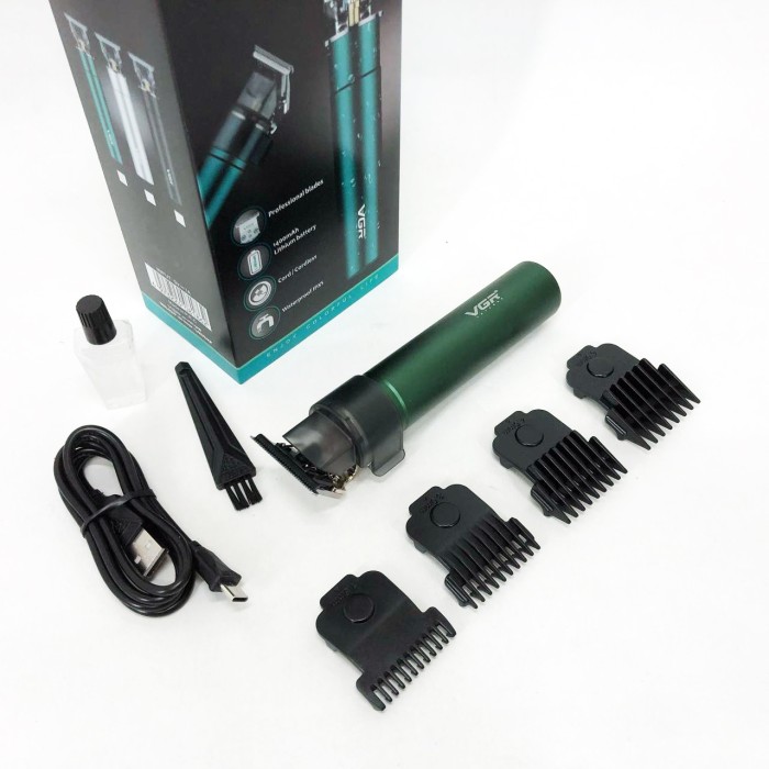 Чоловічий набір для стрижки волосся бездротовий VGR, Машинка для стрижки волосся з мотором OX-16