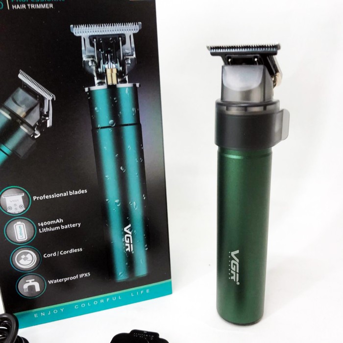 Чоловічий набір для стрижки волосся бездротовий VGR, Машинка для стрижки волосся з мотором OX-16
