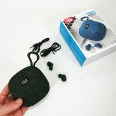 Колонка-Bluetooth із навушниками TG813. FT-387 Колір: зелений