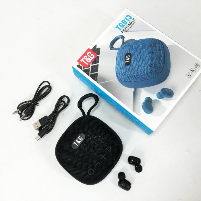 Бездротова портативна колонка для музики TG813, Портативна колонка bluetooth стерео BJ-46
