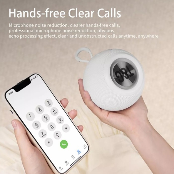 Bluetooth колонка з зарядкою від usb TG337, Бездротова портативна колонка для музики MV-15