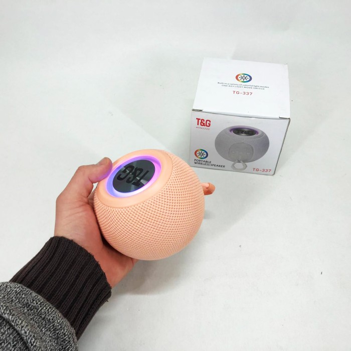 Bluetooth колонка з різнокольоровим підсвічуванням зі стереозвуком TG337, Колонки для музики вдома YC-16