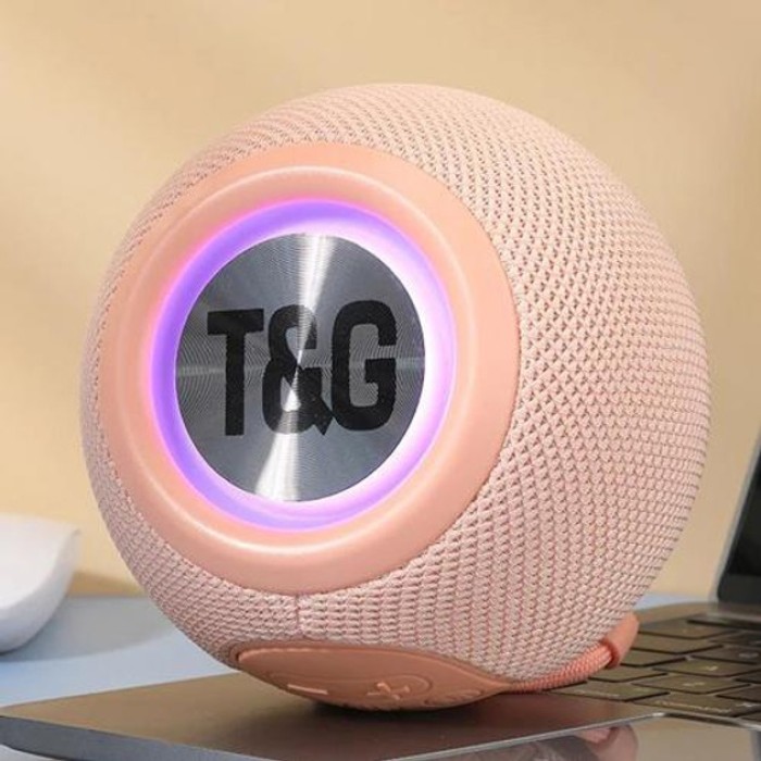 Bluetooth колонка з різнокольоровим підсвічуванням зі стереозвуком TG337, Колонки для музики вдома YC-16