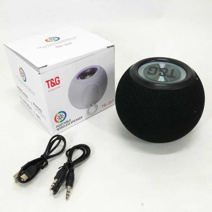 Колонка з підсвічуванням і зарядкою TG337, Bluetooth колонка з радіоприймачем Стерео переносна HN-69