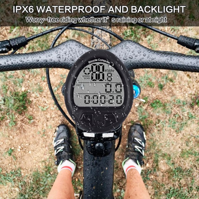 Хороший дротовий велокомп'ютер, Велокомп'ютер бездротовий Хороший 'Спідометр електронний OY-62