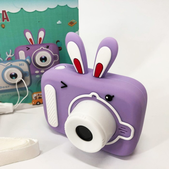 Дитячий цифровий фотоапарат X900 Rabbit Колір: фіолетовий VB-48