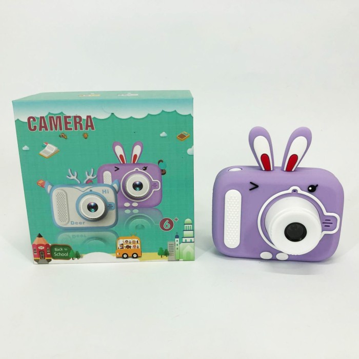 Дитячий цифровий фотоапарат X900 Rabbit Колір: фіолетовий QZ-24