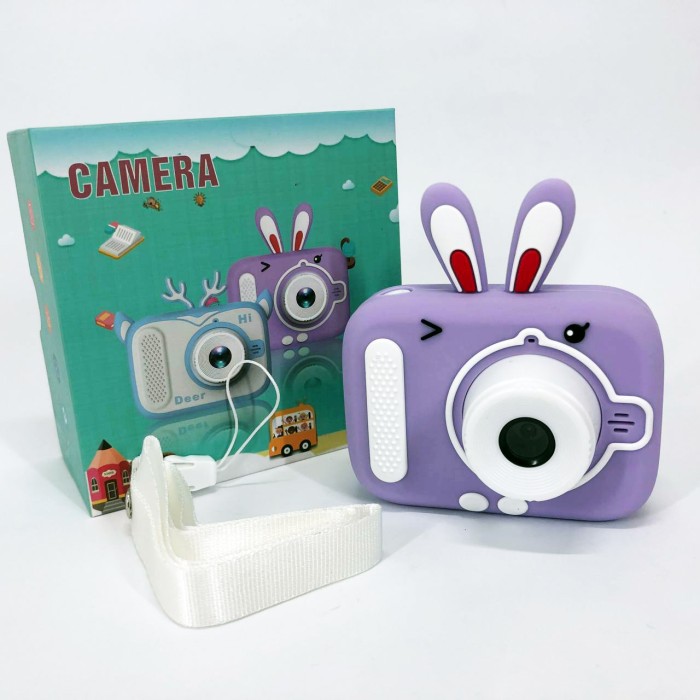 Дитячий цифровий фотоапарат X900 Rabbit Колір: фіолетовий QZ-24