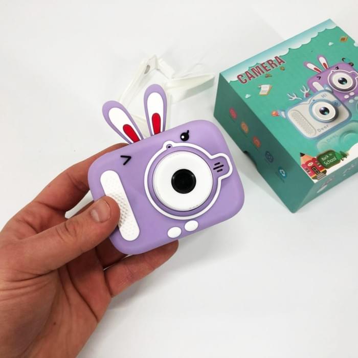Дитячий цифровий фотоапарат X900 Rabbit KS-143 Колір: фіолетовий