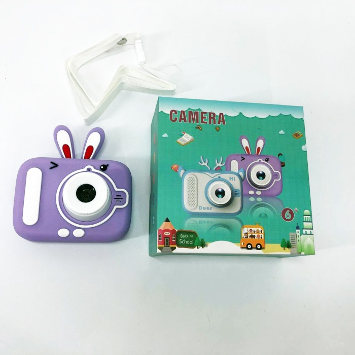Дитячий цифровий фотоапарат X900 Rabbit Колір: фіолетовий