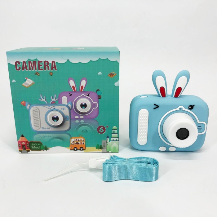 Дитячий цифровий фотоапарат X900 Rabbit Колір: блакитний