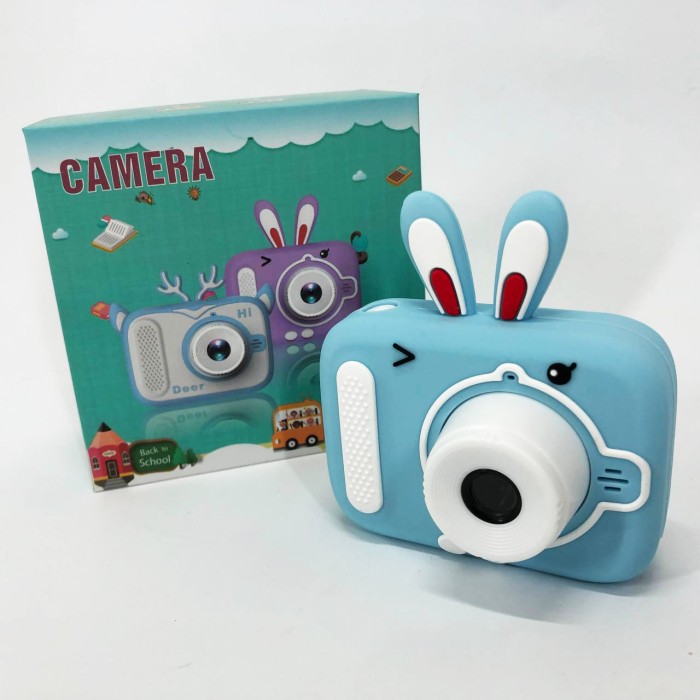 Дитячий цифровий фотоапарат X900 Rabbit Колір: блакитний OQ-61