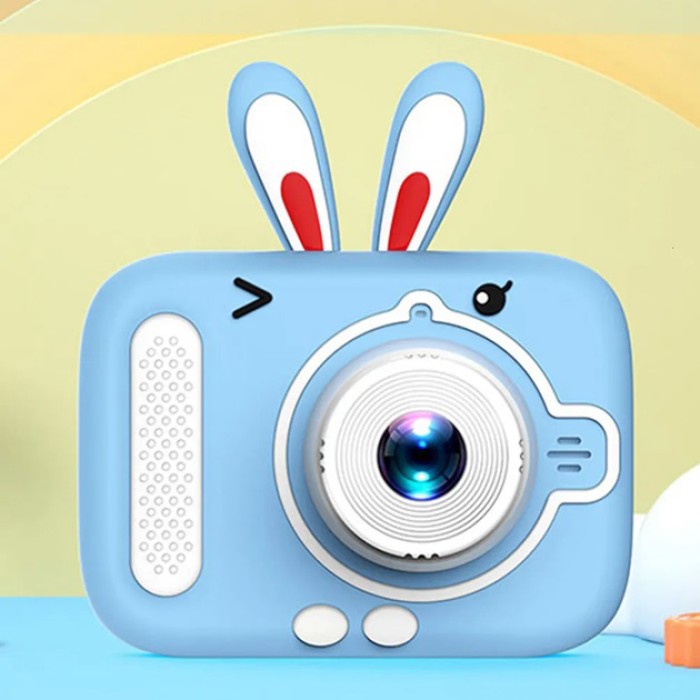 Дитячий цифровий фотоапарат X900 Rabbit Колір: блакитний LT-16